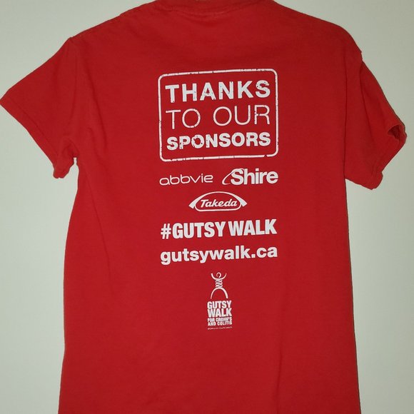 Crohn's & Colitis Gutsy Walk T-Shirt - Picture 5 of 6